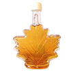 glass maple syrup leaf